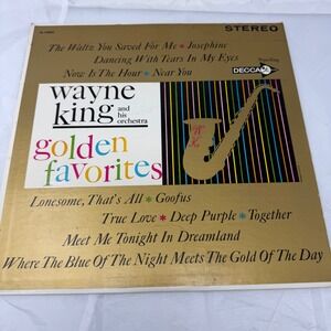 Wayne King Golden Favorites Vinyl LP Decca Stereo DL 74309 Big Band Waltz Jazz